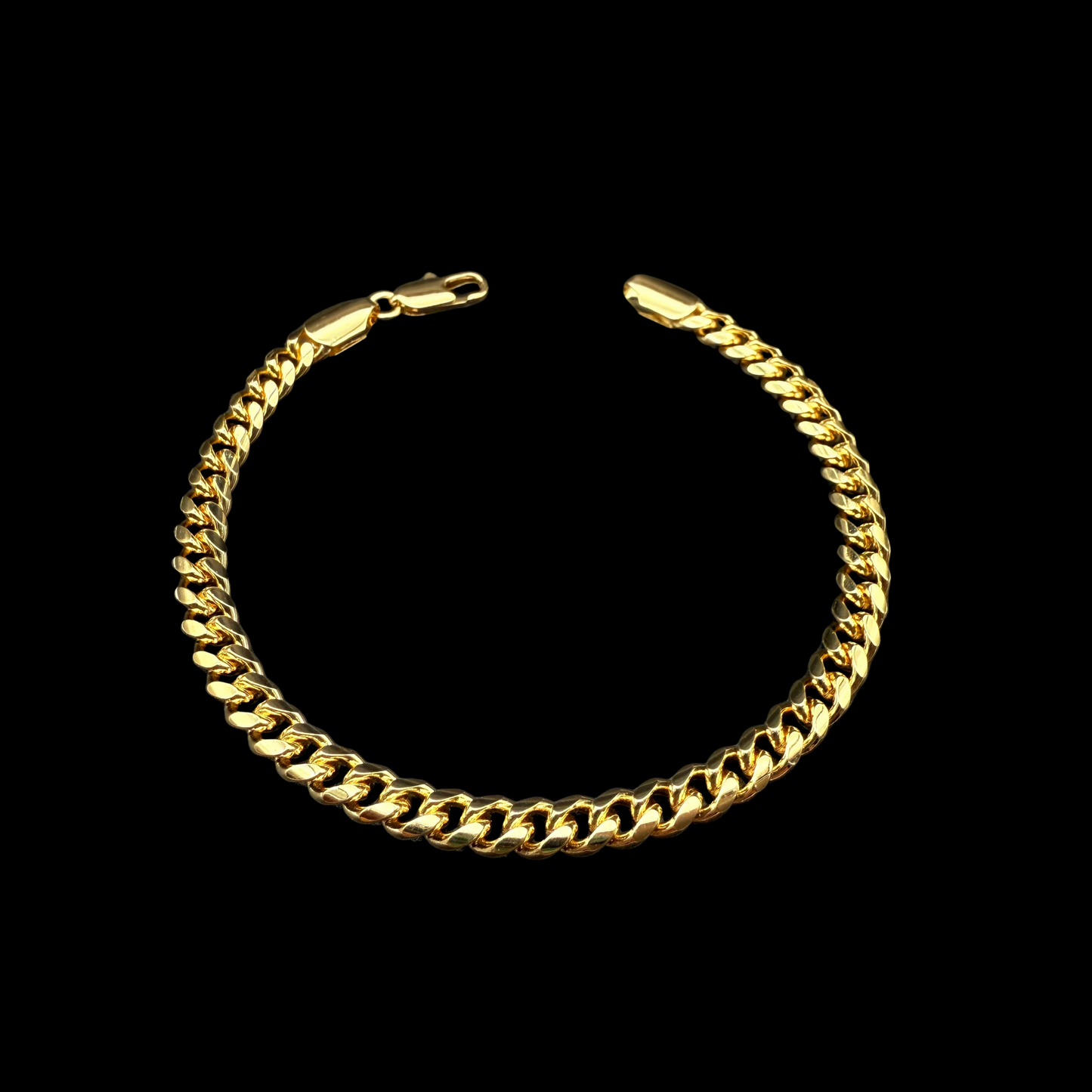 Pulsera Cubana Oro – 5 mm