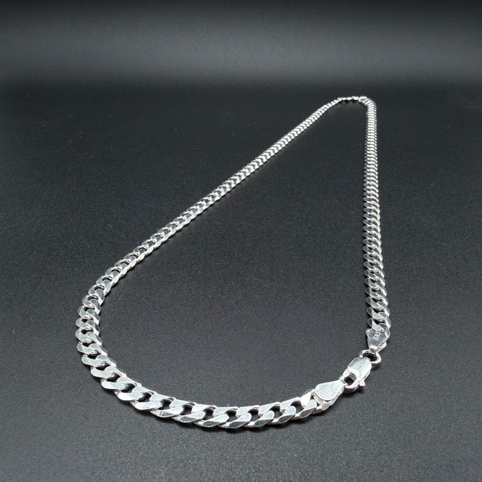 Cadena Cubana 5,5mm - Plata 925 Italy