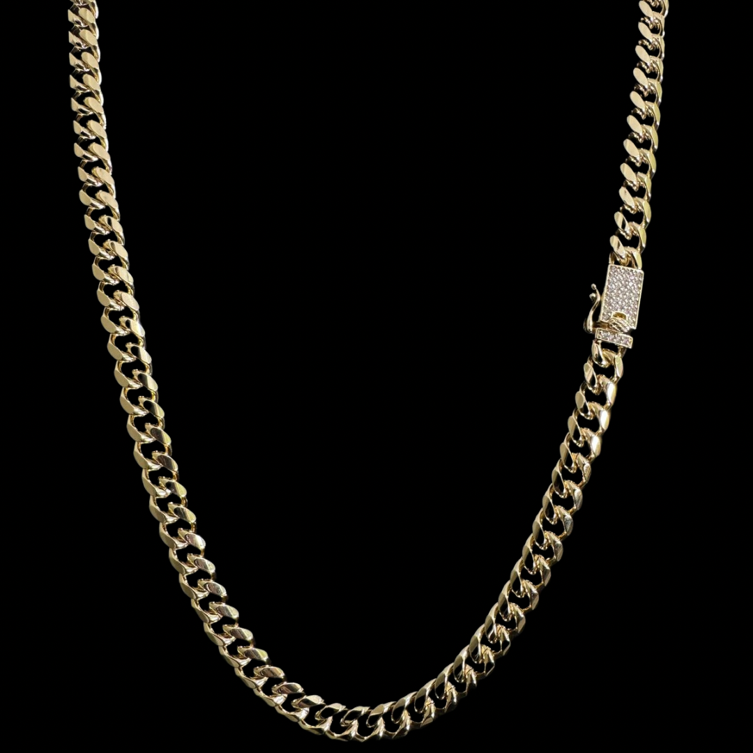 Cadena Cubana Oro – 62 cm x 8 mm