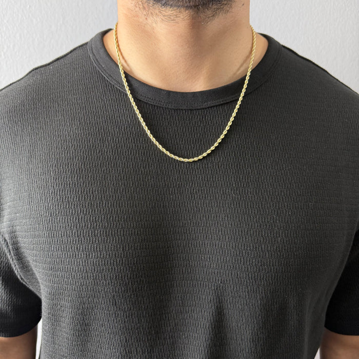 Cadena Turbillón Oro – 3 mm