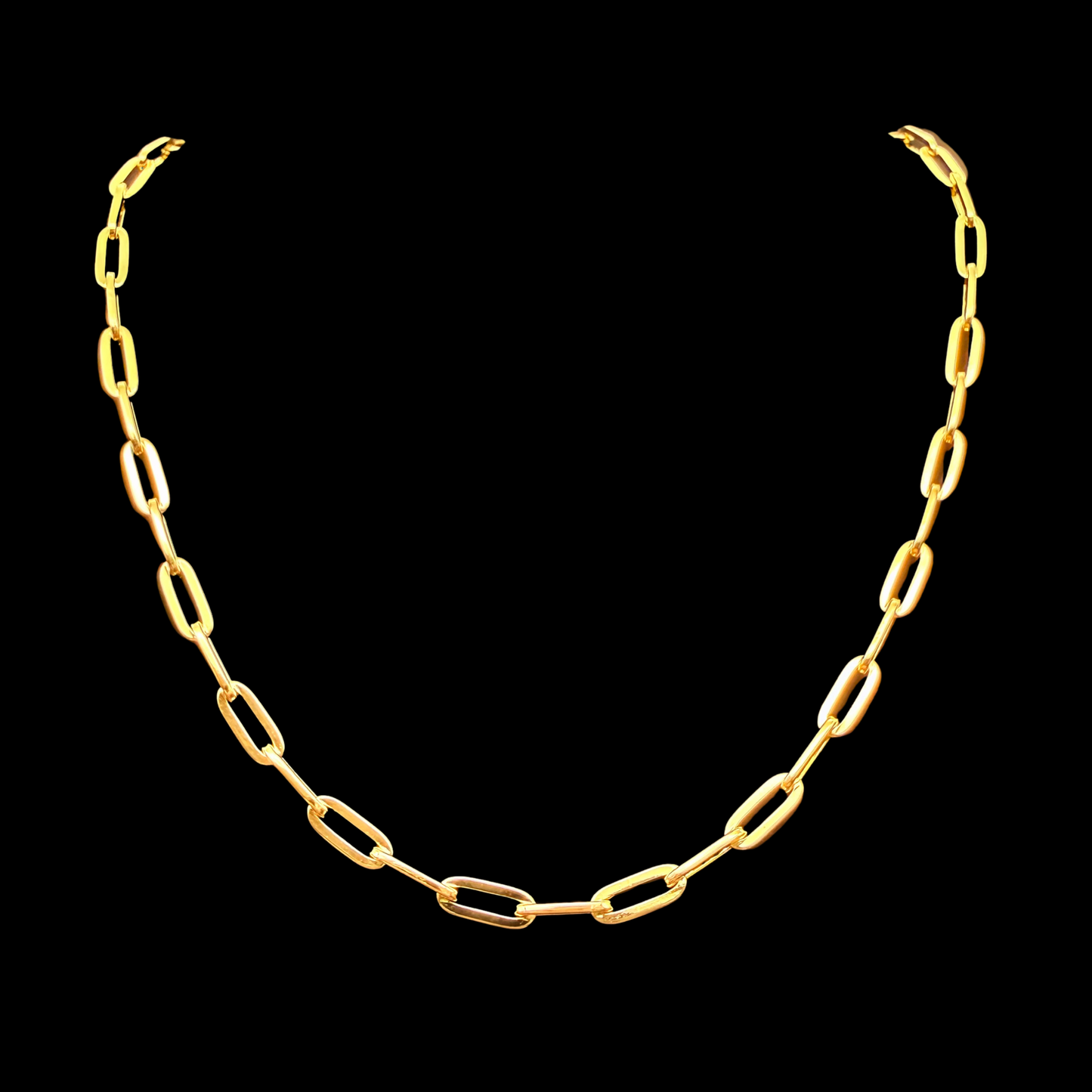 Cadena Eslabón Limada Oro – 5 mm