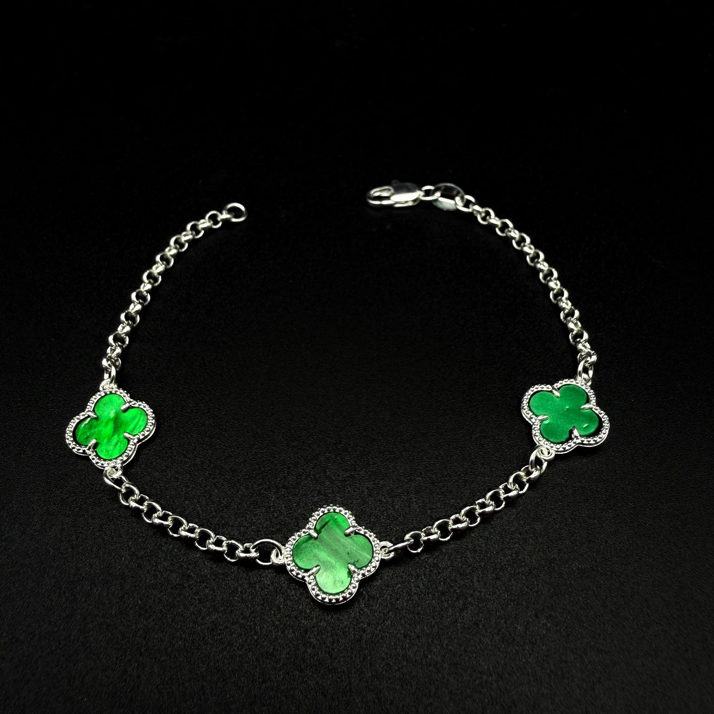 Pulsera Van Cleef Verde V
