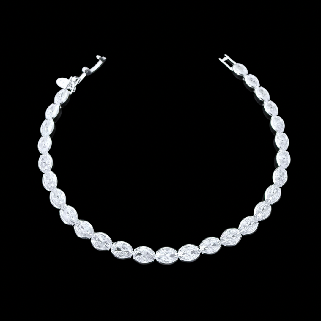 Pulsera Tennis Ovalada 4mm
