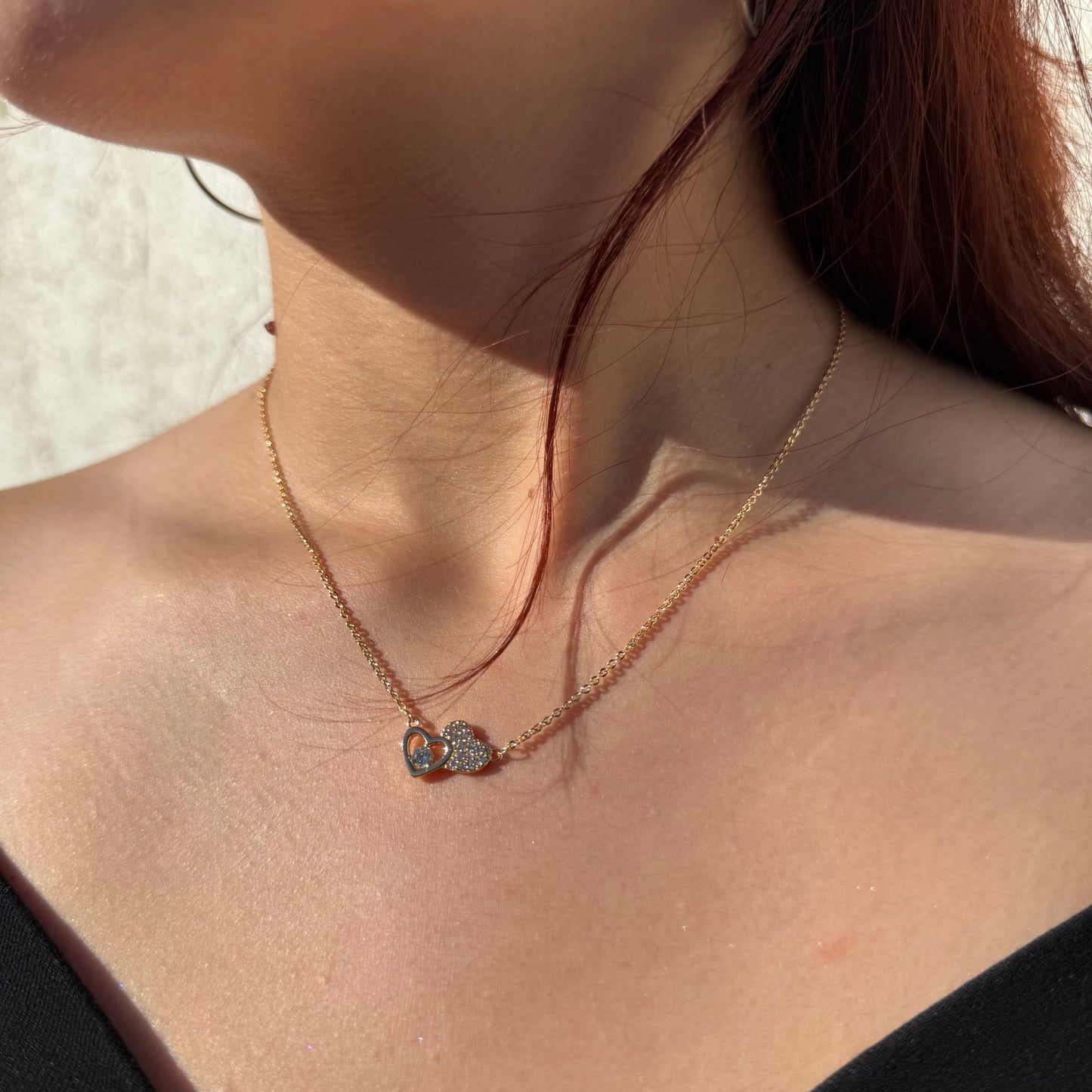 Cadena lazos de Amor - Oro Rosa