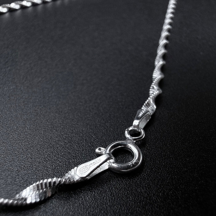 Cadena Espiral 2,5mm - Plata 925 Italy