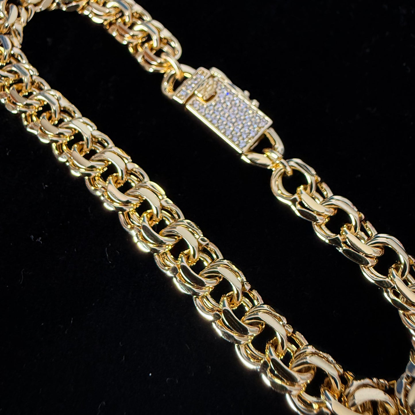 Pulsera Doble Rolo Oro – 8 mm