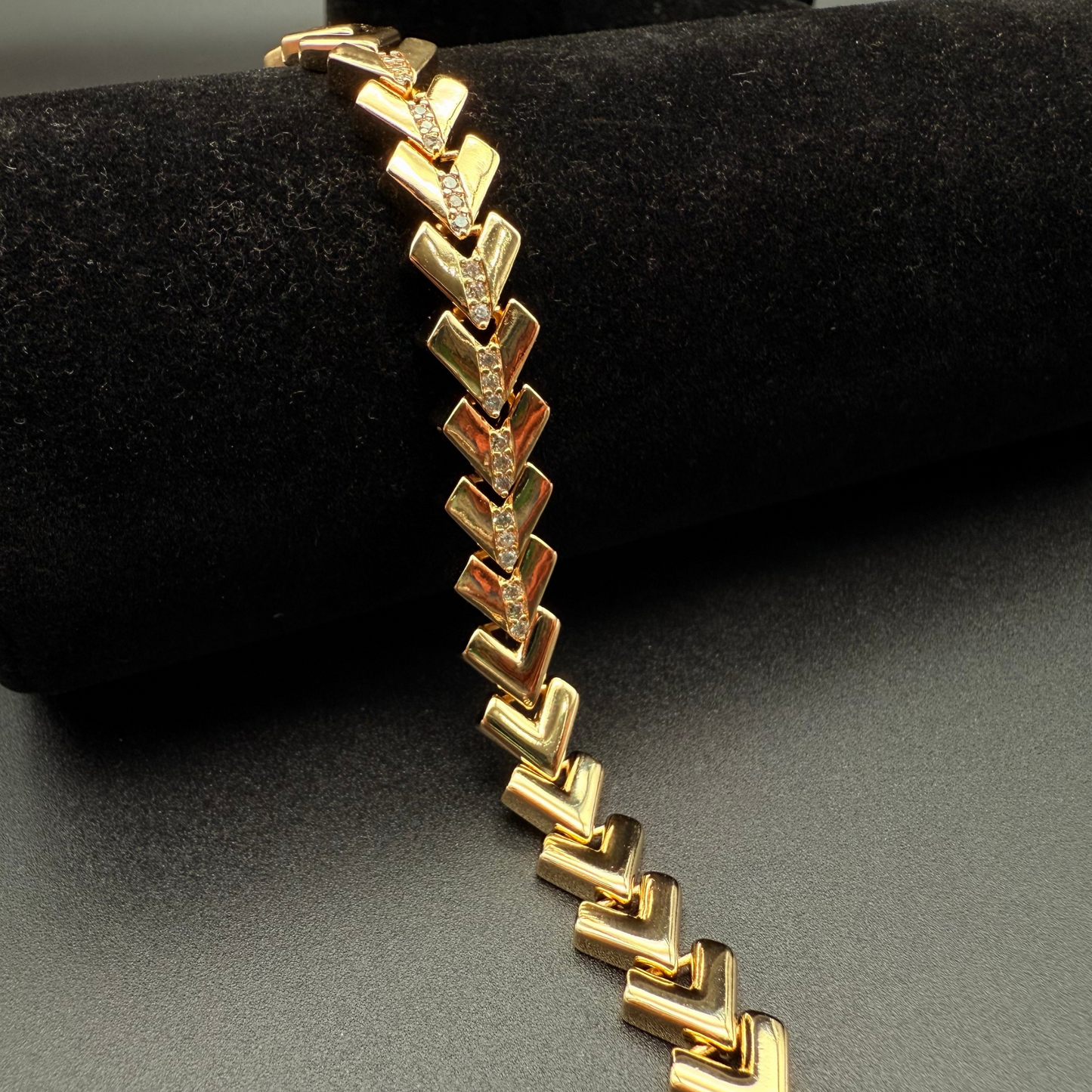 Pulsera Espiga Oro – 9mm