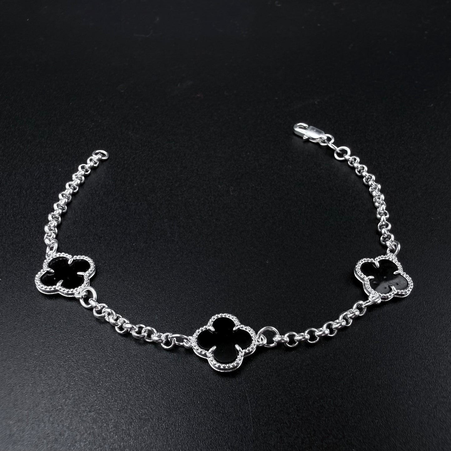 Pulsera Van Cleef Negra