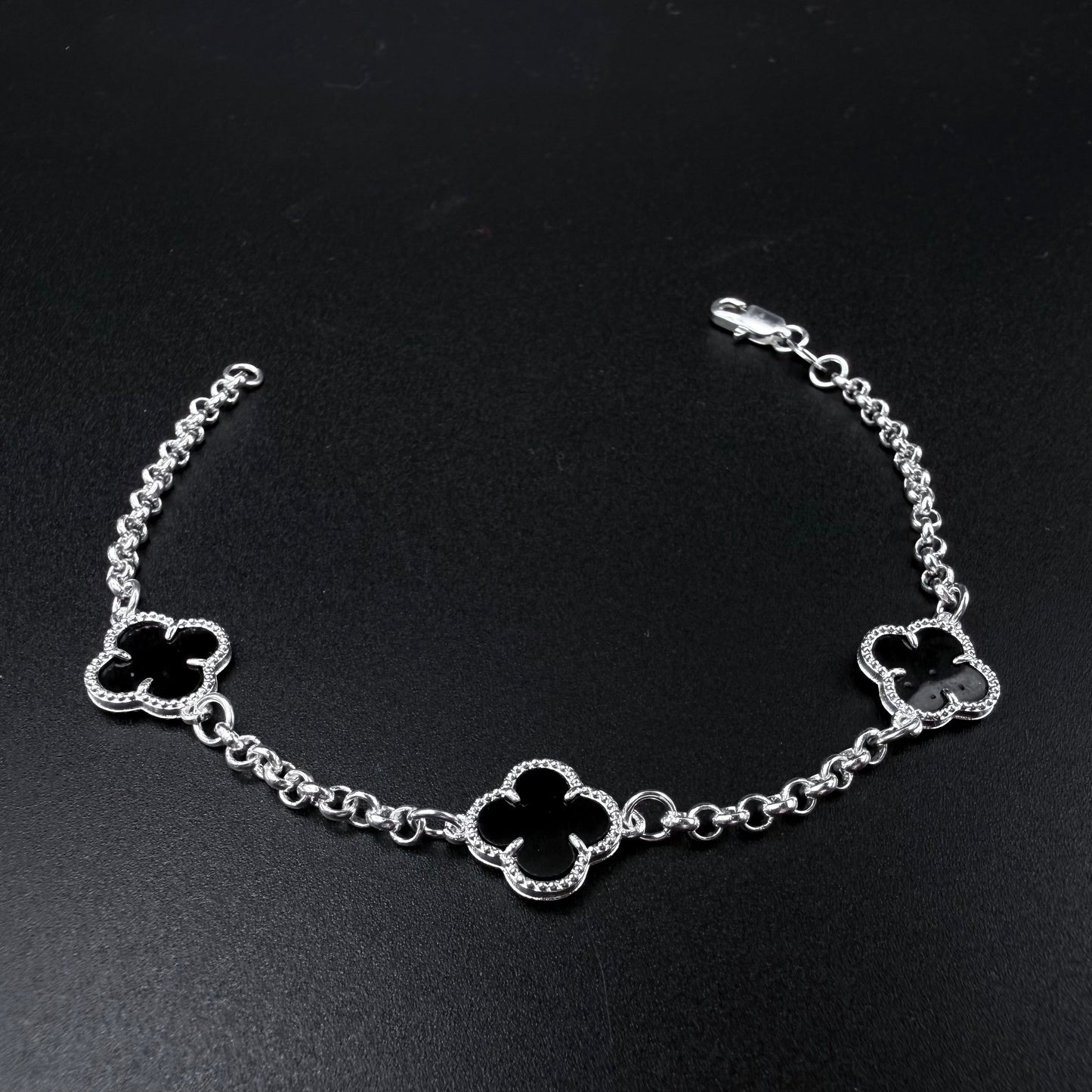 Pulsera Van Cleef Negra