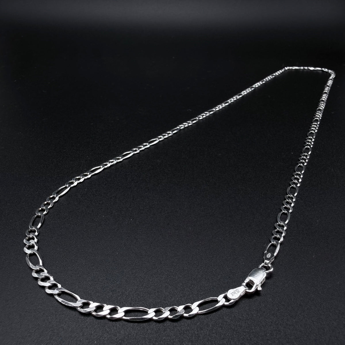 Cadena Fígaro 4mm - Plata 925 Italy – Silver Ice 03