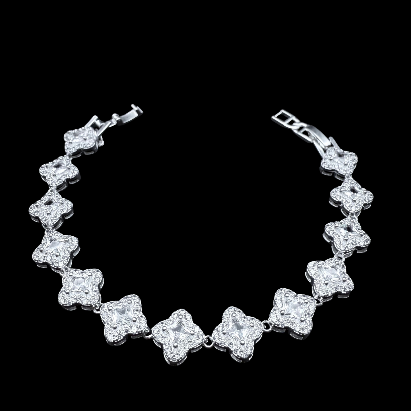 Pulsera Flor circón - 11 mm