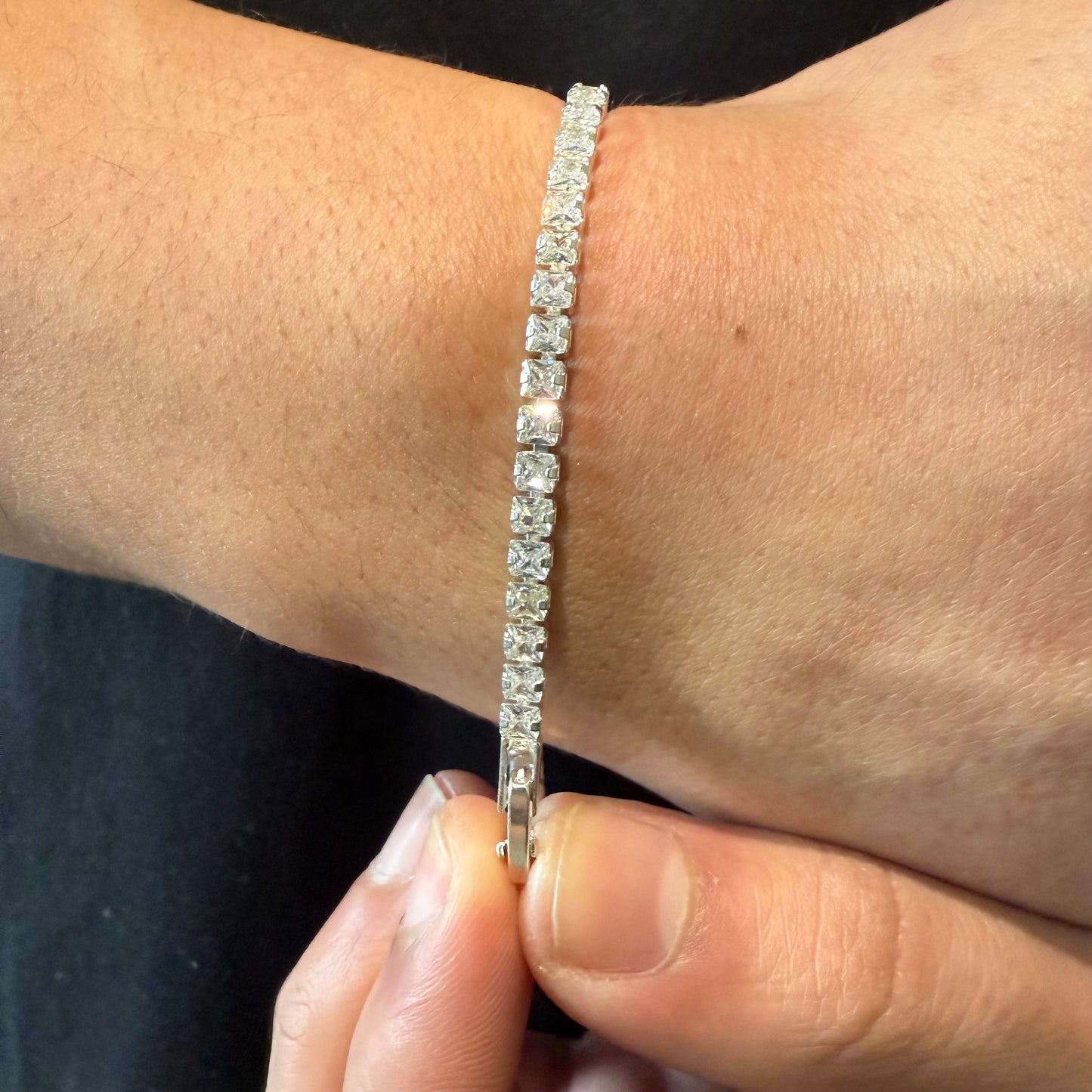 Pulsera Tennis con Circones 4mm