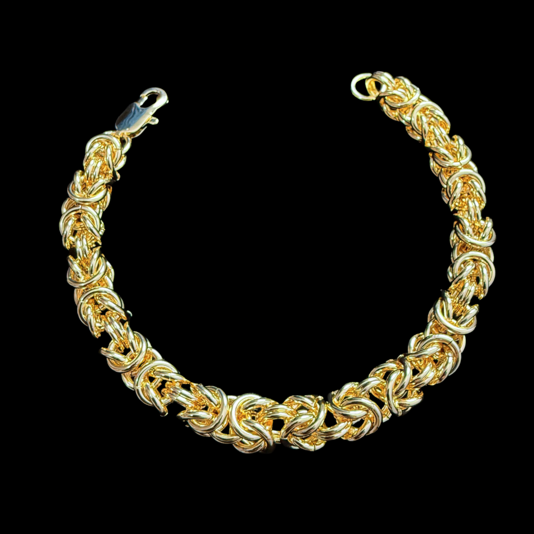 Pulsera Camino del Inca Oro – 8 mm