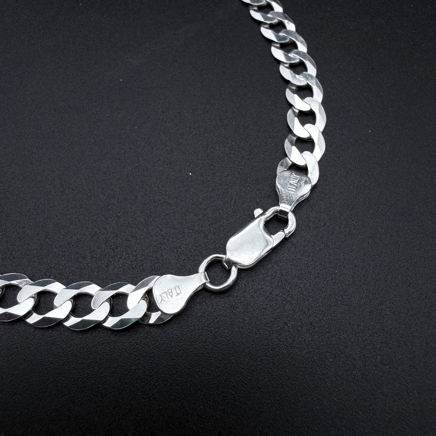 Cadena Cubana 7mm - Plata 925 Italy