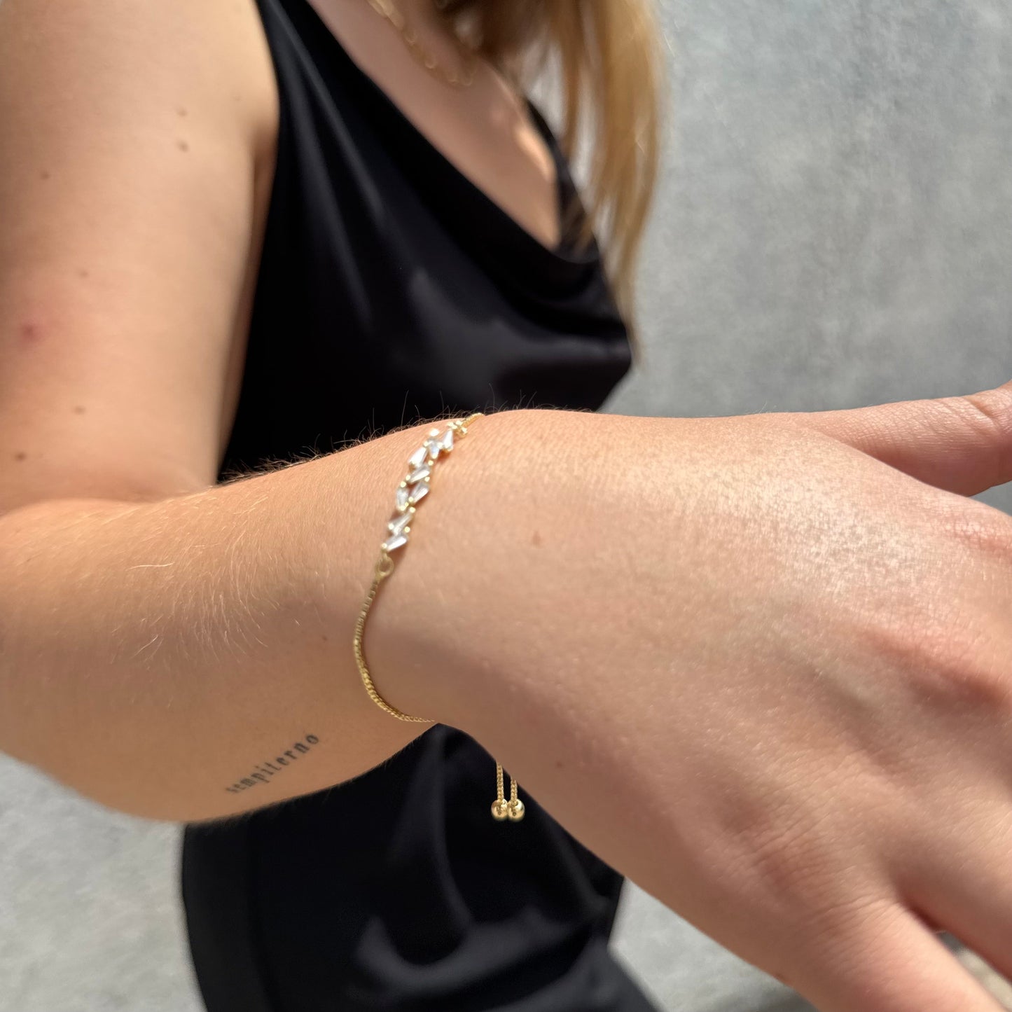 Pulsera Rayo de Luz Oro