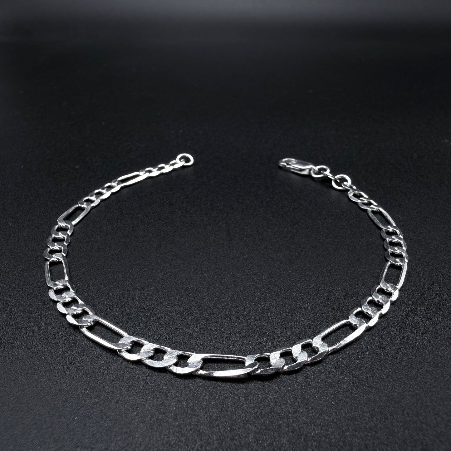Pulsera Fígaro plana 4mm
