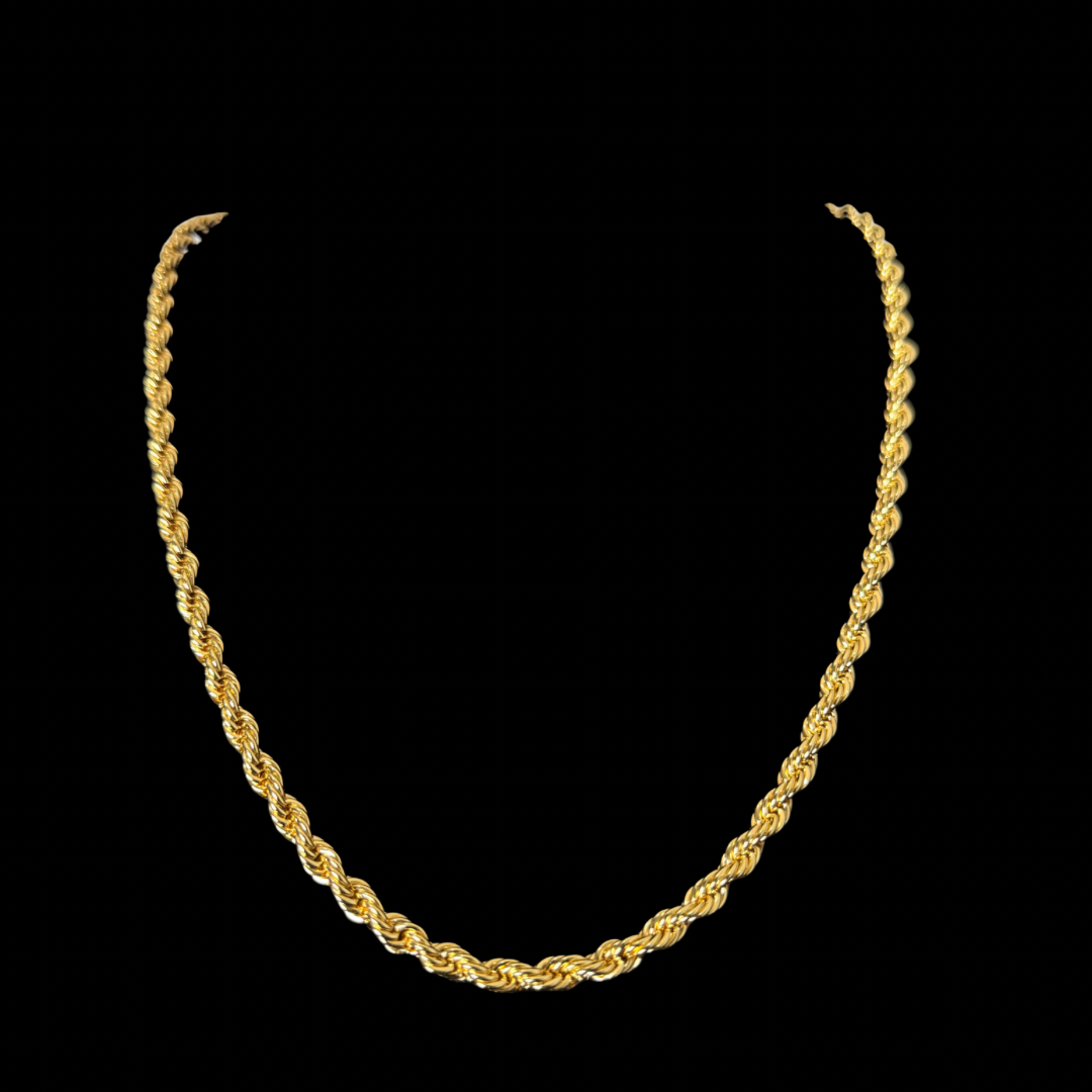 Cadena Turbillón Oro – 5 mm