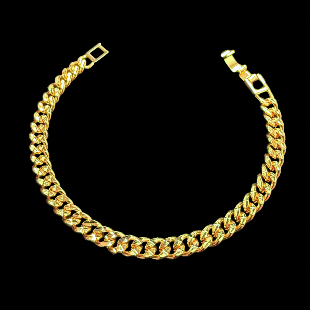 Pulsera Grumet Oro Rosa – 6 mm