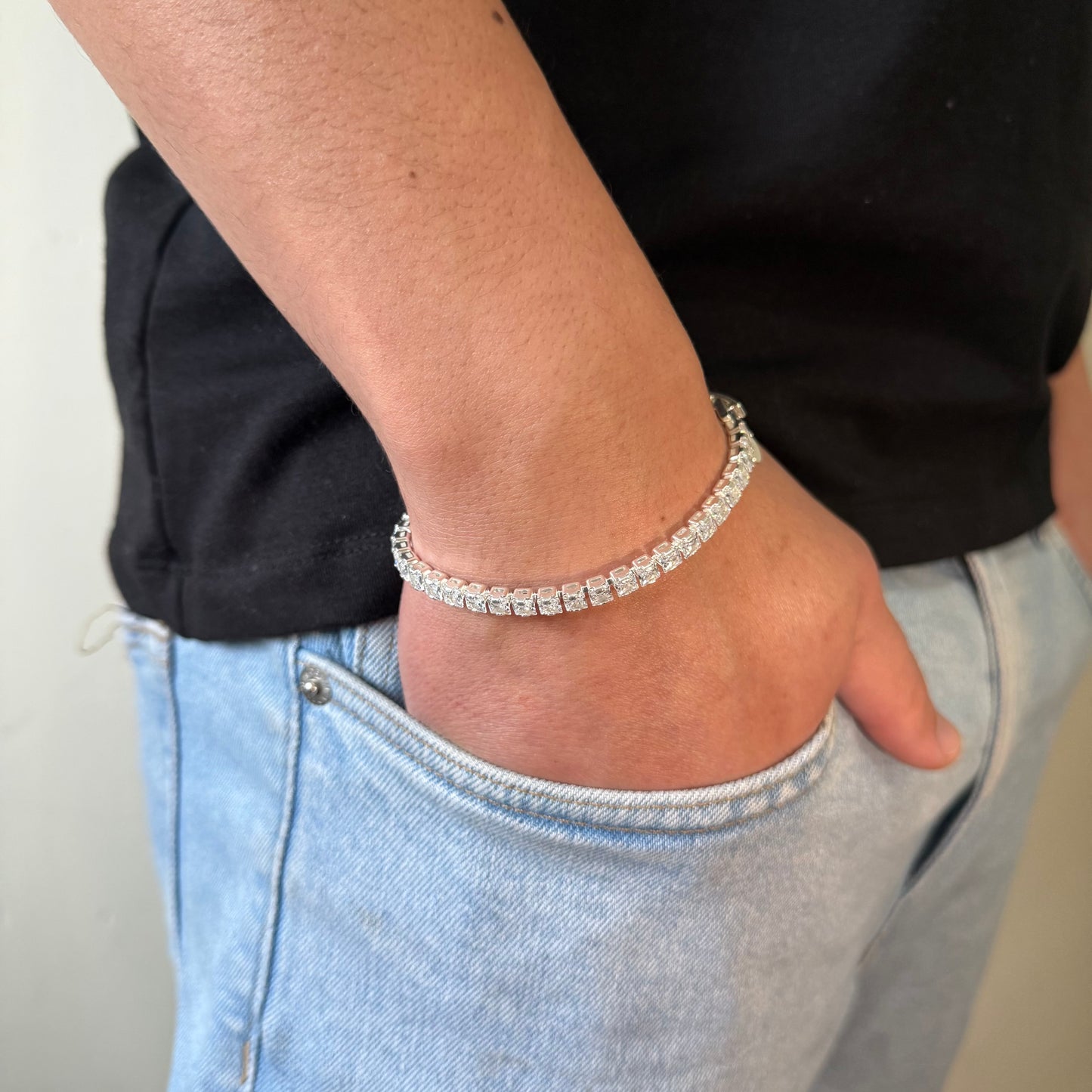 Pulsera Tennis con Circones 5mm