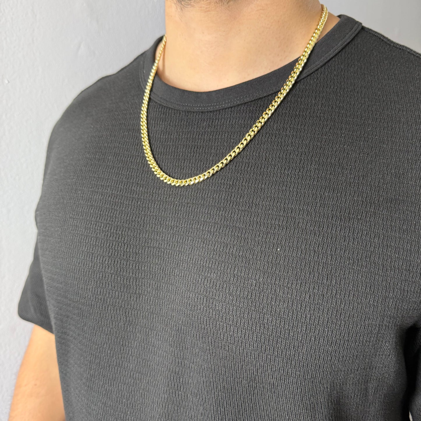 Cadena Cubana Oro – 5 mm