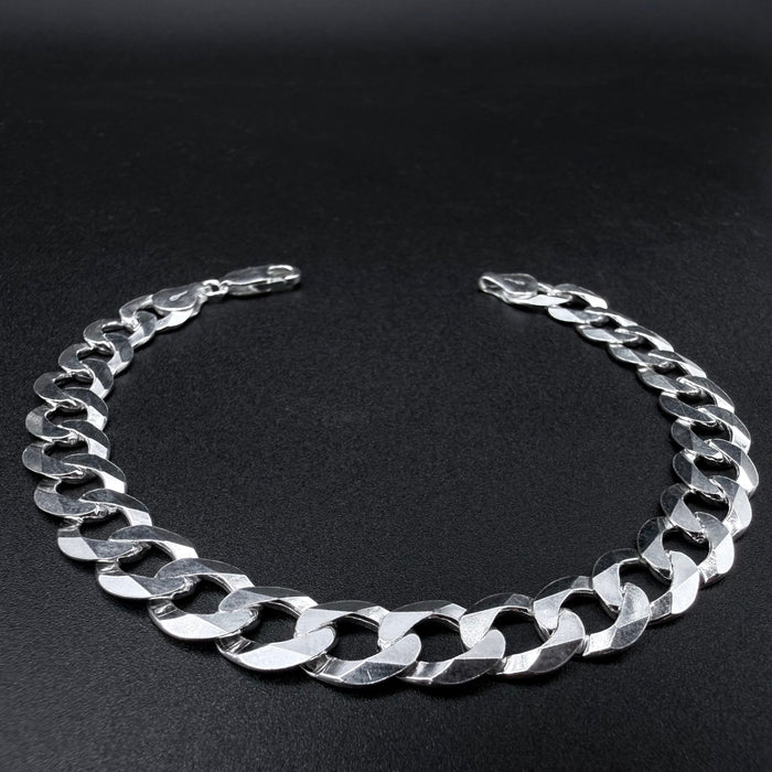 Pulsera Cubana 9mm - Plata 925 Italy