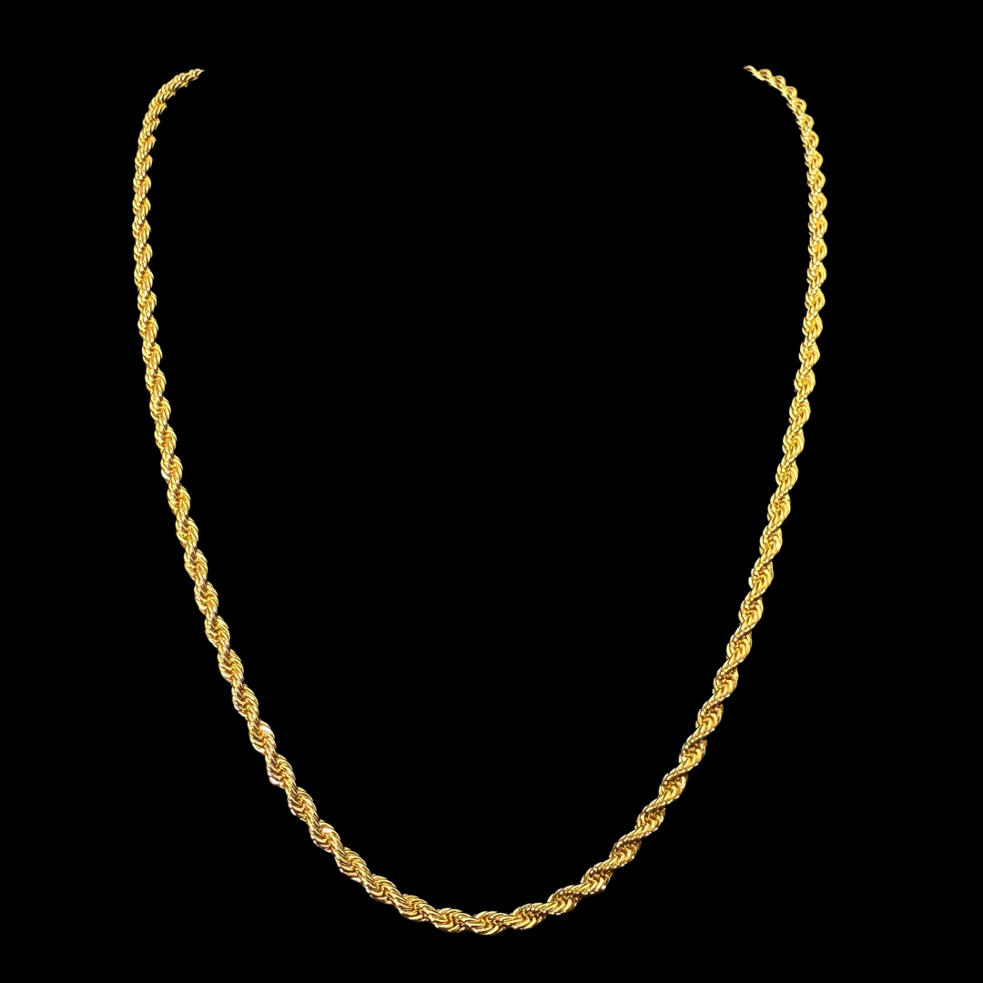 Cadena Turbillón Oro – 4 mm