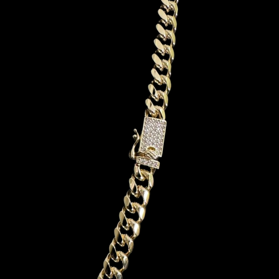Cadena Cubana Oro – 62 cm x 8 mm