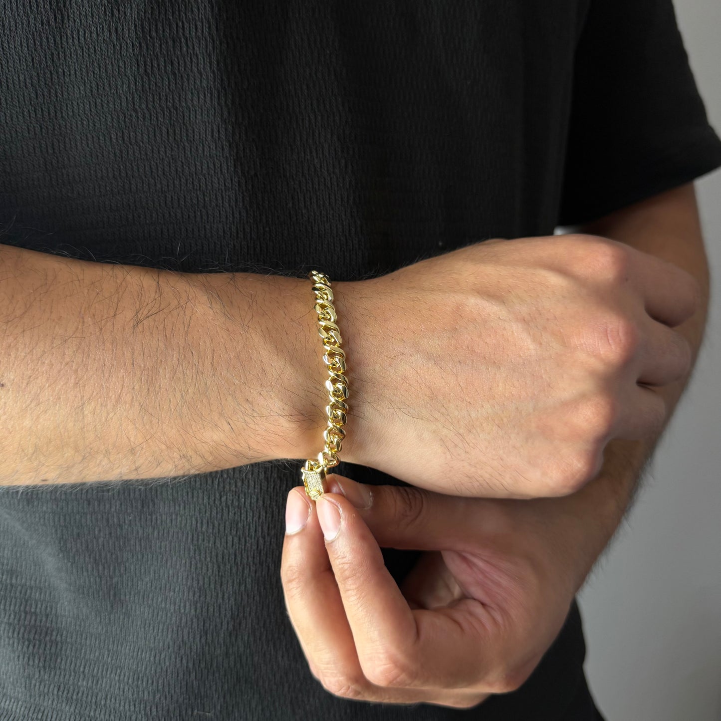 Pulsera Diamond Oro – 7 mm