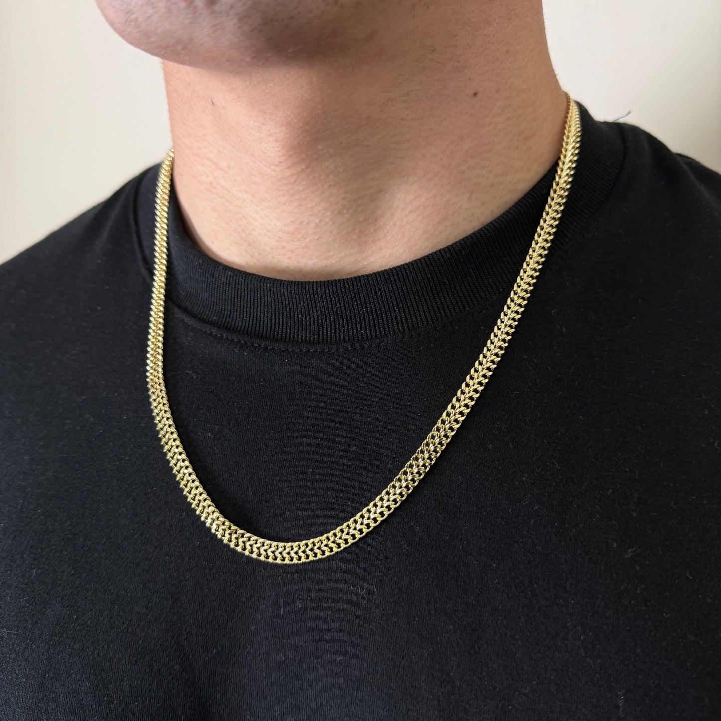 Cadena Tejido Chino Oro – 60 cm