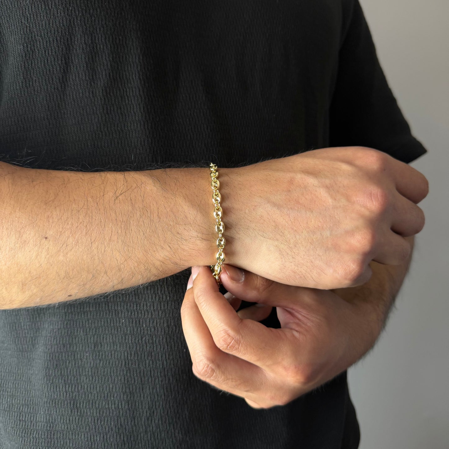 Pulsera Gucci Inflada Oro – 5 mm