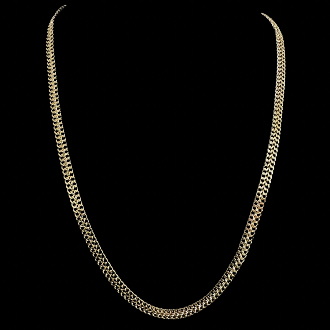 Cadena Tejido Chino Oro – 60 cm