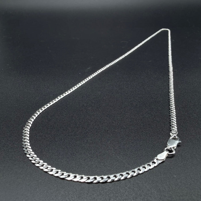 Cadena Cubana 3mm - Plata 925 Italy