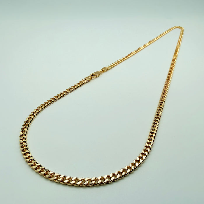 Cadena Cubana Oro – 4mm