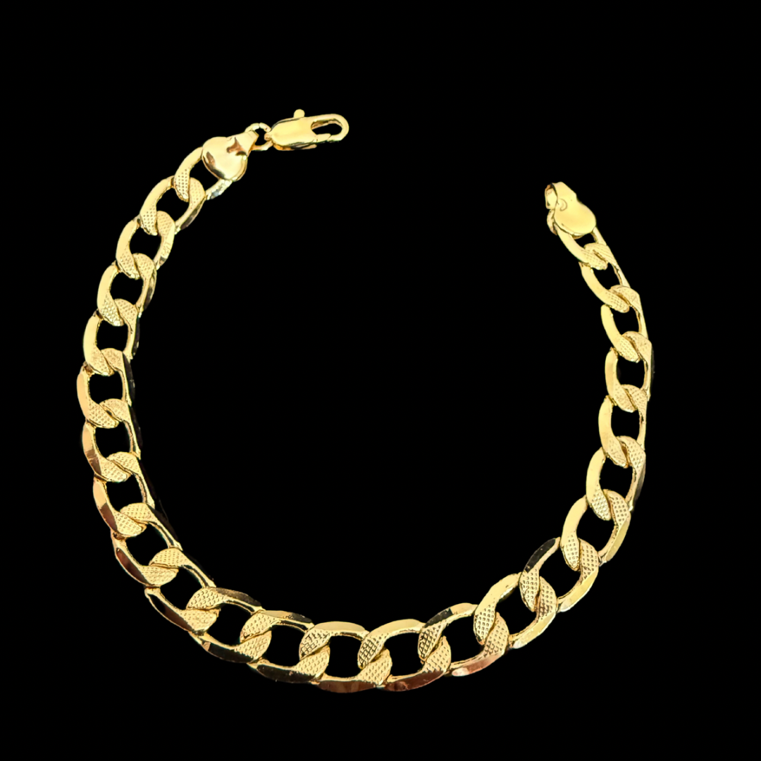 Pulsera Grumet Oro – 21,5 cm x 7 mm