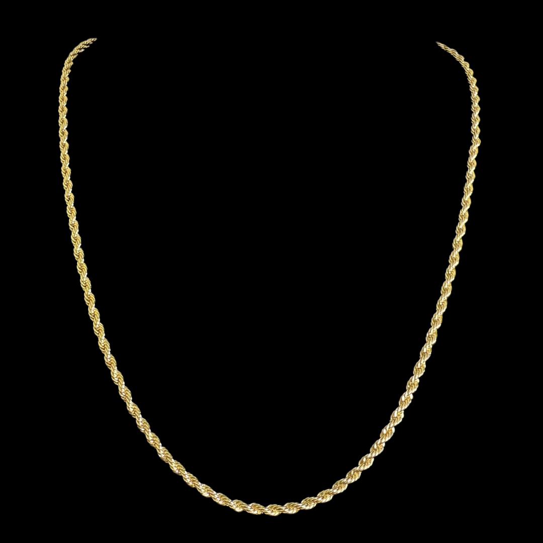 Cadena Turbillón Oro – 3 mm