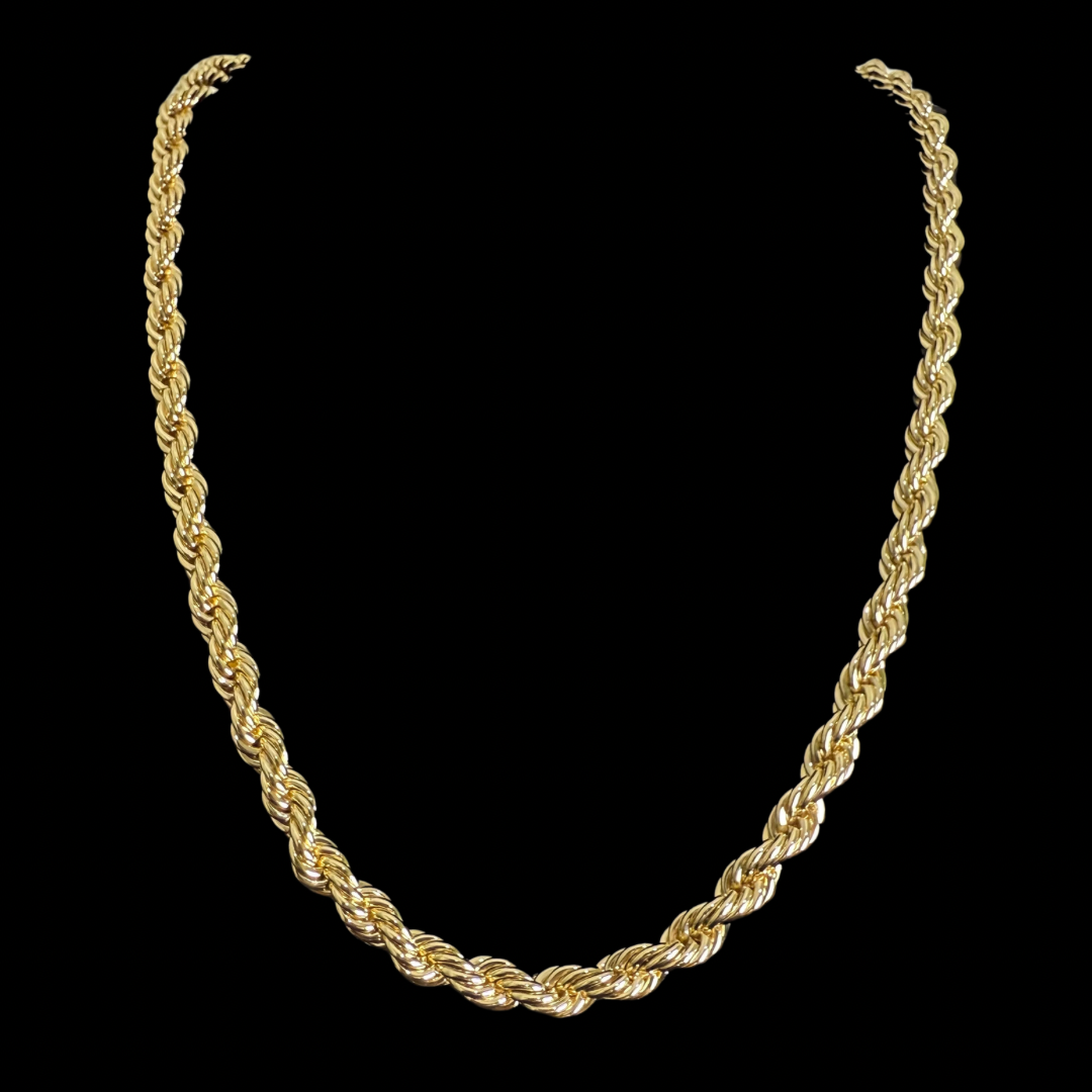 Cadena Turbillón Oro – 55 cm x 7 mm