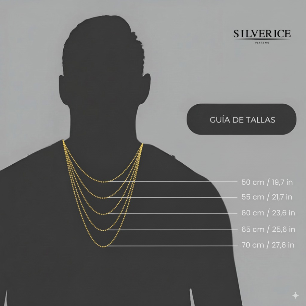 Cadena Turbillón Oro – 3 mm