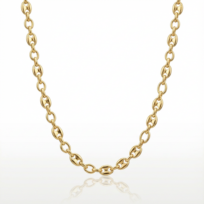 Cadena Gucci Inflada Oro