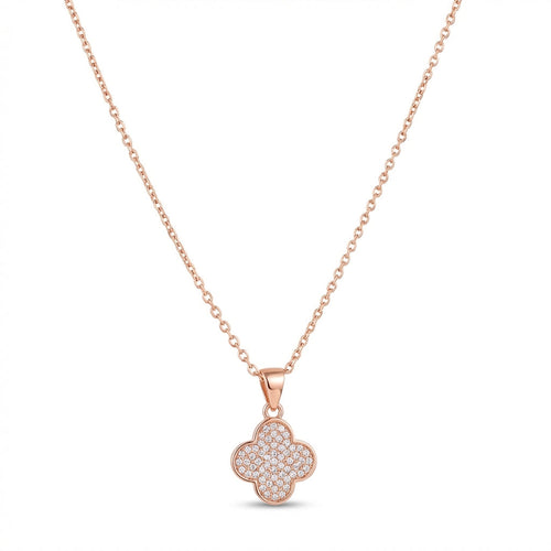 Cadena Van Cleef Bloom- Oro Goldfilled Rosa