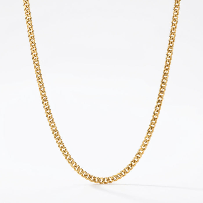 Cadena Cubana Oro – 3mm
