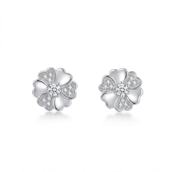 Aros Flor Pavé - Plata 925 – Silver Ice 01