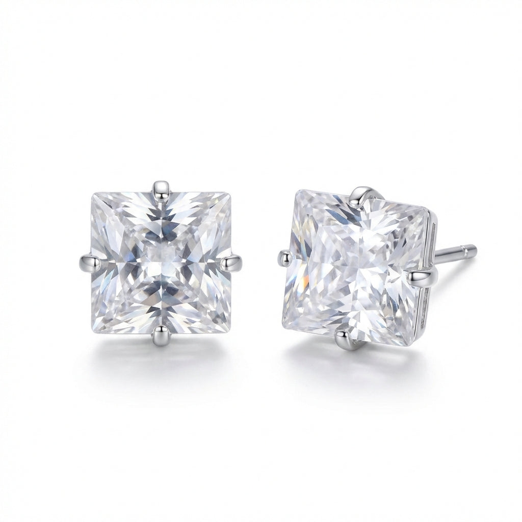 Aros Brillo Imperial - Plata 925