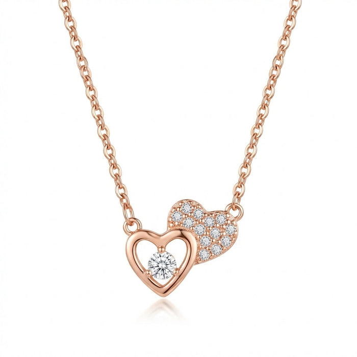 Cadena lazos de Amor - Oro Rosa
