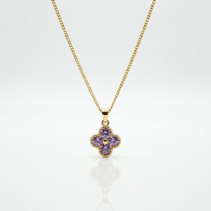 Cadena florece Aurora oro