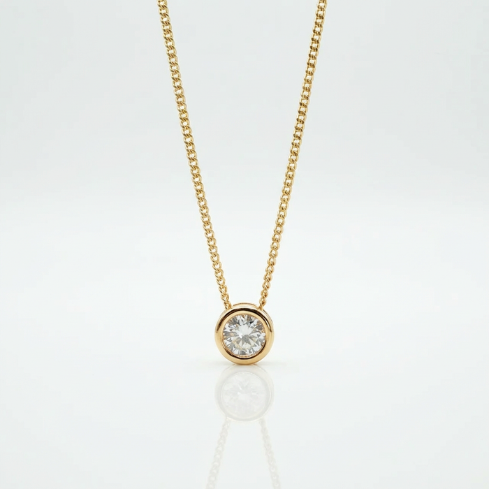 Cadena destello oro