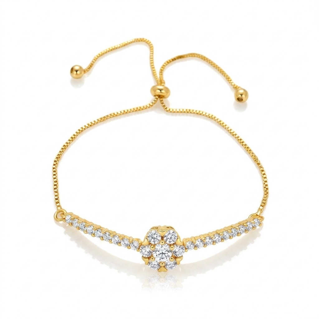 Pulsera Diamond Bloom Oro