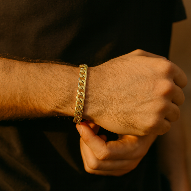 Pulseras Oro Goldfilled hombre