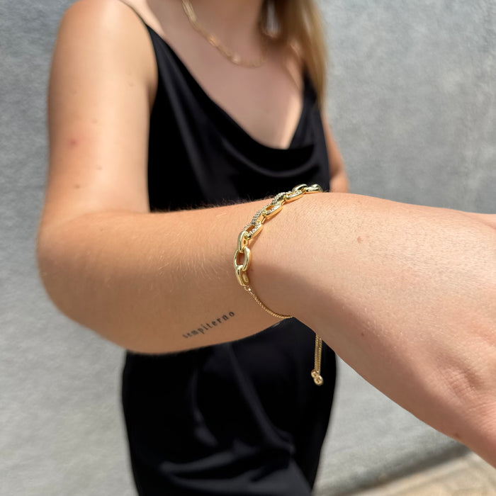 Pulsera Eslabones Oro