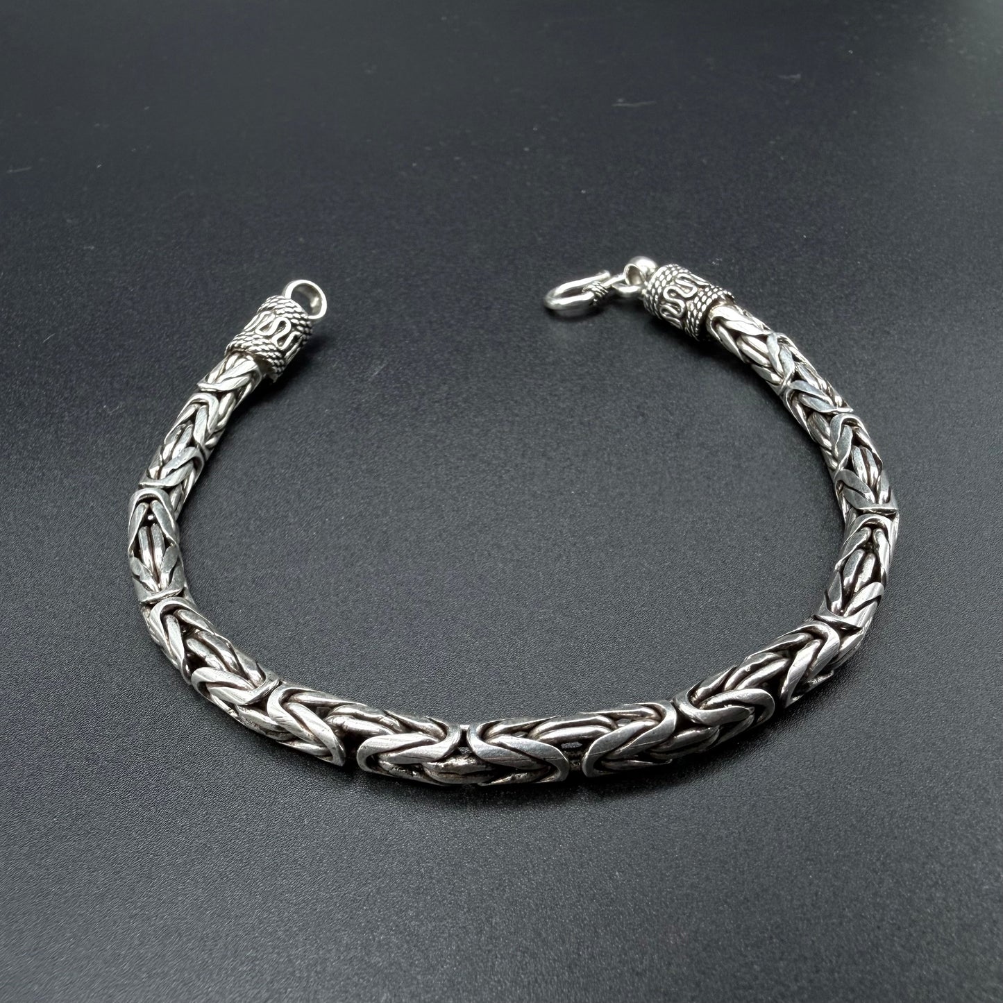 Pulsera Camino del inca 5mm - Plata 925 Italy