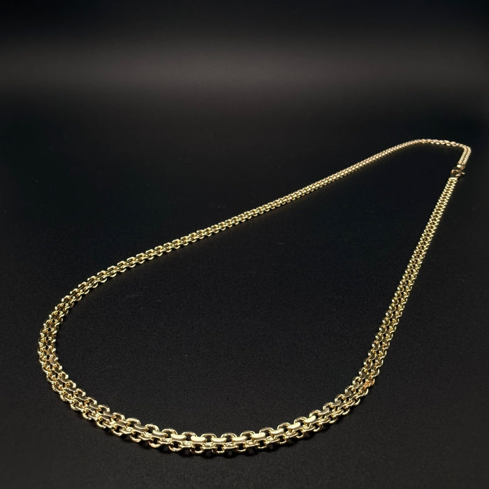 Cadena Tejido Chino Oro – 3,5 mm